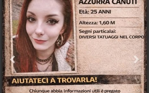 Perquisizioni per la scomparsa di Azzurra Canuti, 25 anni